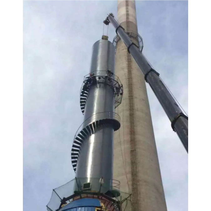 Free-standing na Steel Chimney